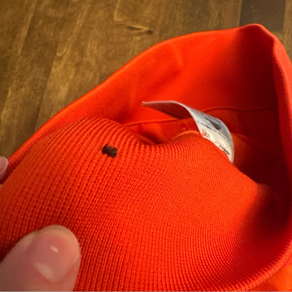 Adidas x‎ Marimekko Aeroknit 7/8 Leggings Small Orange Stripe Sexy Gym 🧡 - Picture 6 of 7